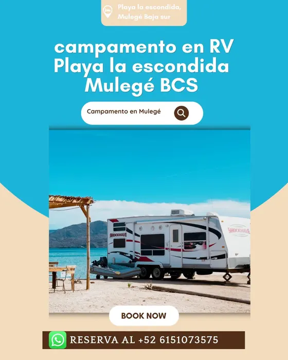 Campamento en RV en Playa La Escondida